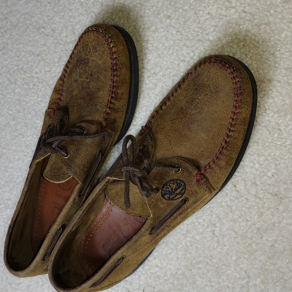 Allen Edmonds men\'s brown suede Sandlot NY Mets loafers. Size 8